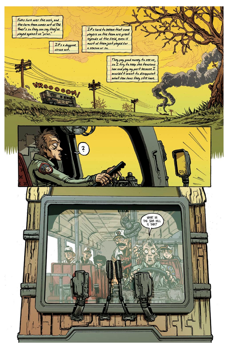 Illustration for article titled You'll want to throw money at this deranged graphic novel about baseball players versus monsters